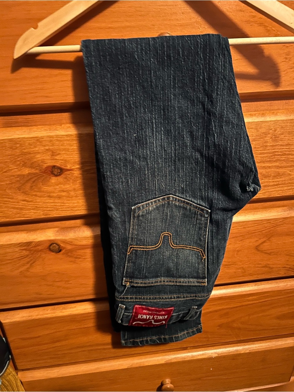 Kimes Wayne Dark Blue Straight-Leg Jeans